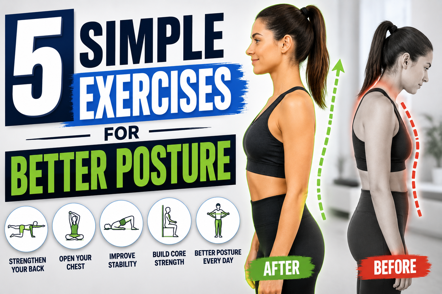 5 Simple Exercises for Better Posture